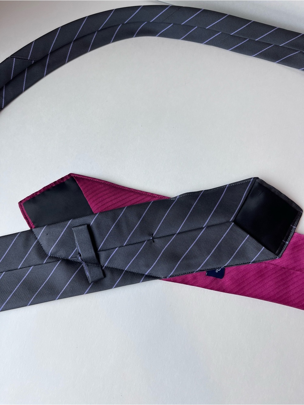 Upcycled Obi Belt Men’s Silk Tie - Picture 7 of 7
